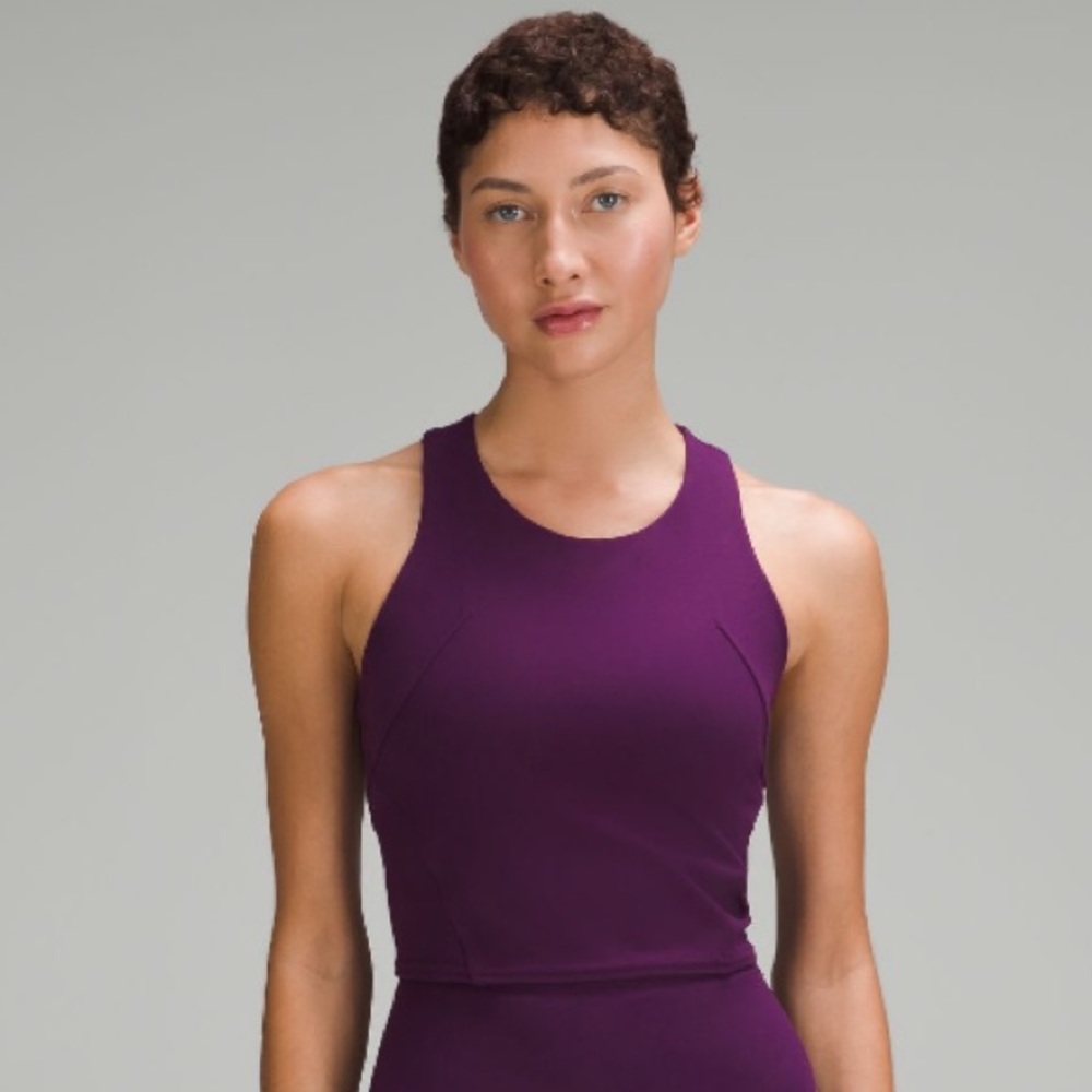 Lululemon Wunder Train Racerback Tank Top Dramatic Magenta Size 10